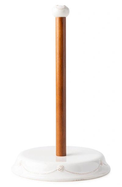 Juliska Berry Thread Whitewash Paper Towel Holder In Whitewash