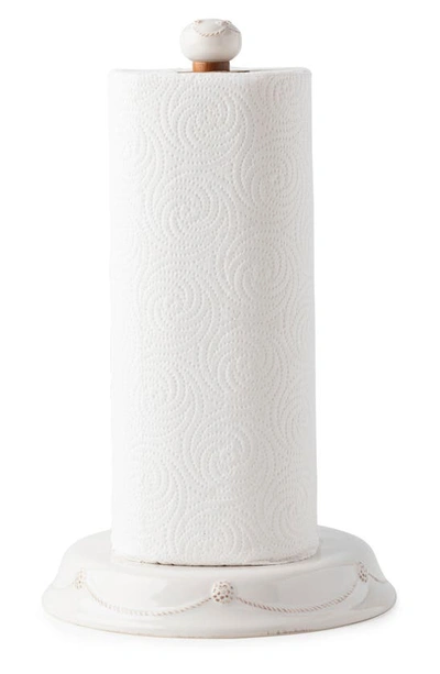 Shop Juliska Berry & Thread Paper Towel Holder In Whitewash
