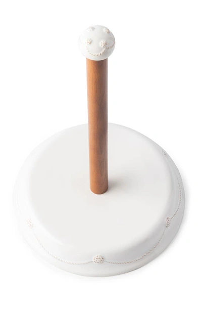Juliska Berry Thread Whitewash Paper Towel Holder In Whitewash