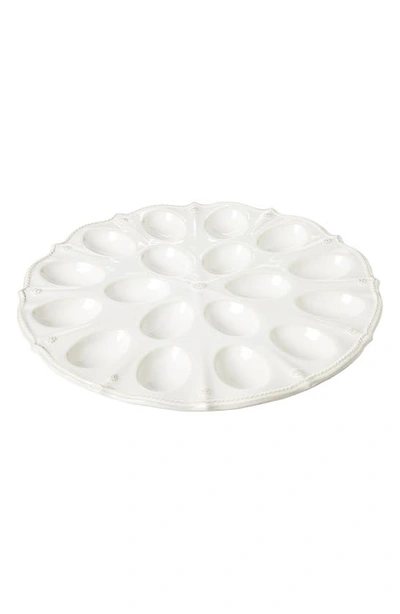 Shop Juliska 'berry And Thread' Egg Platter In Whitewash