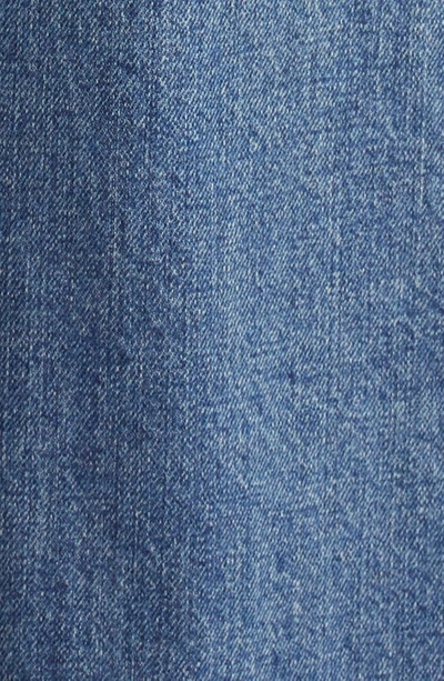 Shop Alaïa Rigid Flare Jeans In Bleu Vintage