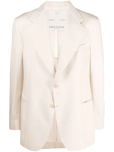 Shop Giuliva Heritage Blazer In Ivory