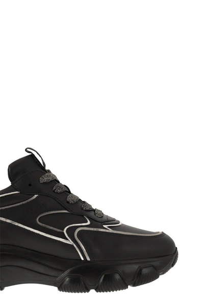 Shop Hogan Hyperactive - Sneakers In Black/silver