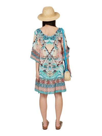 Shop Inoa Dresses In Turquoise