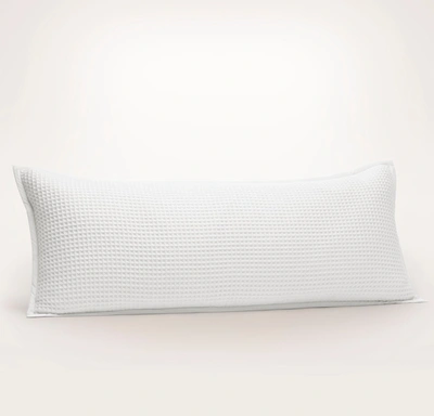 Shop Boll & Branch Organic Waffle Pillow Cover In Balsam [hidden]