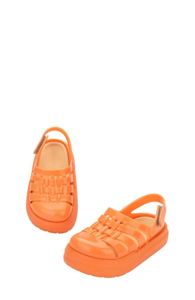 Melissa Kids' Sunday Sandal In Orange