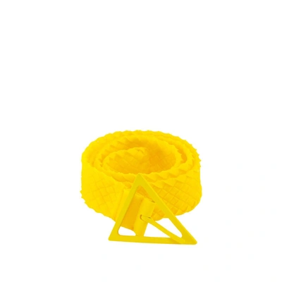 Shop Bottega Veneta Belt In Yellow
