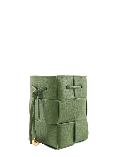 Shop Bottega Veneta Bucket Bag In Green