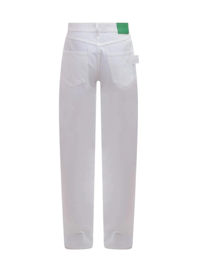 Shop Bottega Veneta Trouser In White