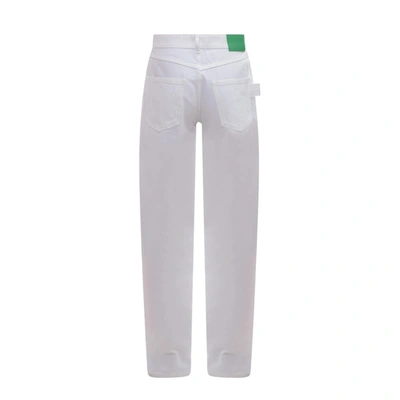 Shop Bottega Veneta Trouser In White