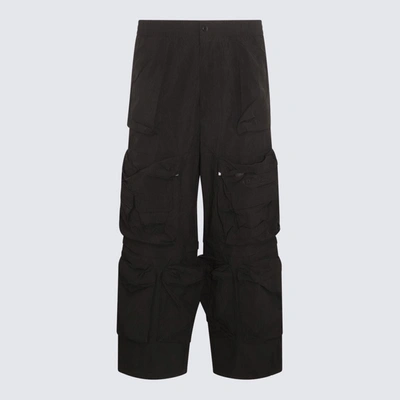 Shop Diesel Black Cargo Pants