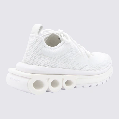 Shop Ferragamo Off White Nima Sneakers