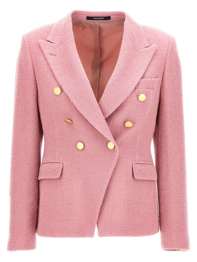 Shop Tagliatore 'alicya' Blazer Jacket In Pink