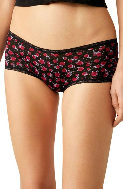 Shop Free People Intimately Fp Hipster Panties In Vintage Rose Combo