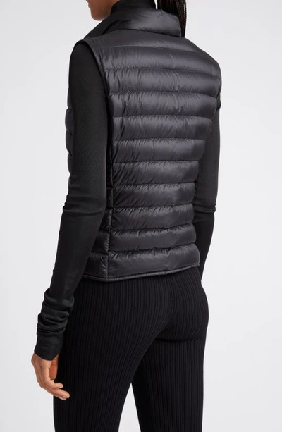 Shop Moncler Liane Quilted Down Puffer Vest In Black