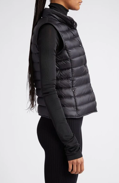 Shop Moncler Liane Quilted Down Puffer Vest In Black