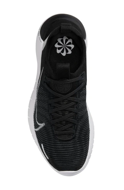 Shop Nike Free Run Flyknit Next Nature Running Shoe In Black/ White