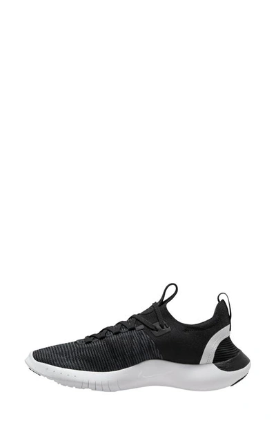 Shop Nike Free Run Flyknit Next Nature Running Shoe In Black/ White