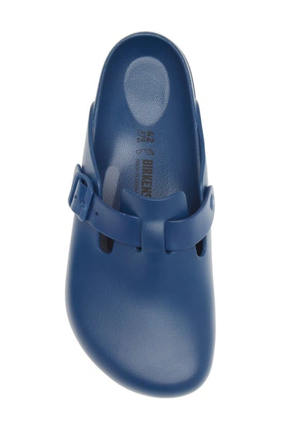 Shop Birkenstock Boston Clog In Navy