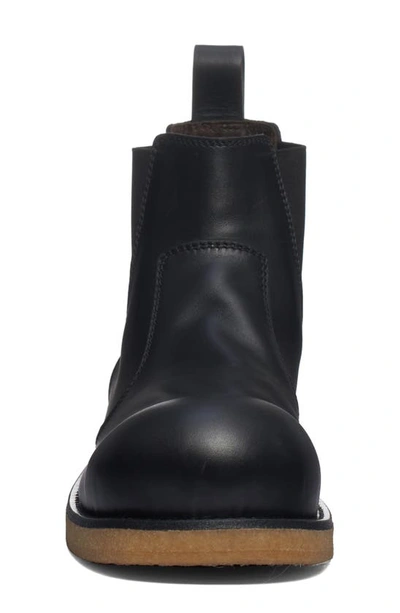 Shop Bottega Veneta Helium Chelsea Boot In 1000 Black