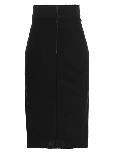 Shop Dolce & Gabbana 'essential' Skirt In Black