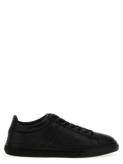 Shop Hogan 'h365' Sneakers In Black