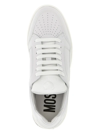 Shop Moschino 'kevin' Sneakers In White