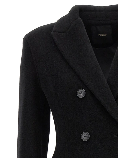 Shop Pinko 'ebook' Coat In Black