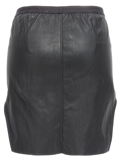 Shop Rick Owens 'diana Mini' Skirt In Black