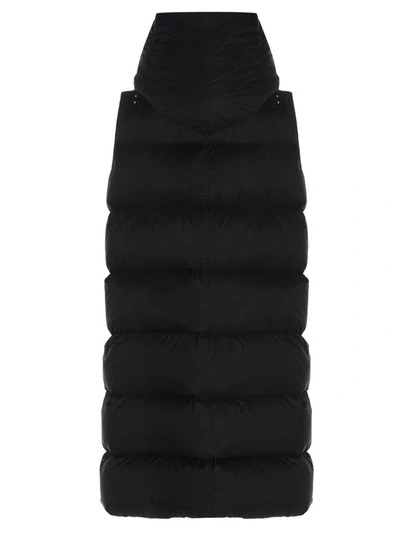 Shop Rick Owens 'hooder Liner' Vest In Black