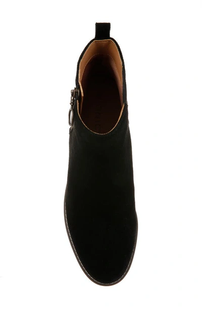 Vionic Hazal Womens Suede Wedge Booties In Black