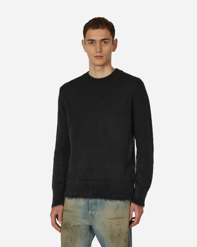 Shop Off-white Mohair Arrow Knit Crewneck Sweater In Black