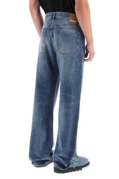 Shop Jacquemus 'le De-nimes Suno' Jeans In Blue