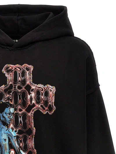 Shop Misbhv Sequin Print Hoodie In Black