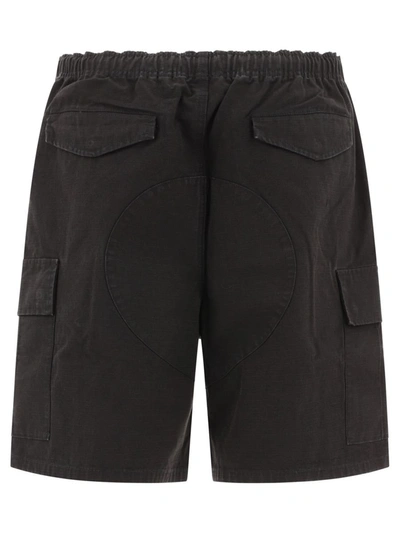 Shop Stussy "cargo Beach" Shorts In Black