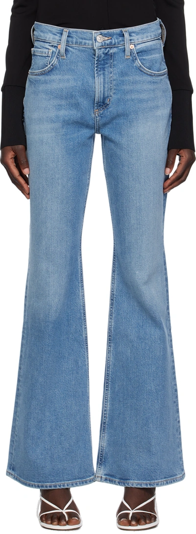 Shop Citizens Of Humanity Blue Isola Jeans In Pegasus (md Indigo)