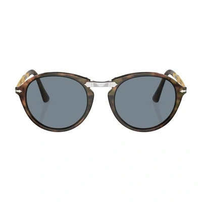 Shop Persol Phantos Sunglasses In Caffe_light_blue