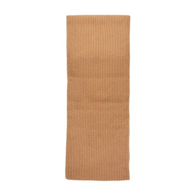 Shop Apc Camille Scarf In Camel