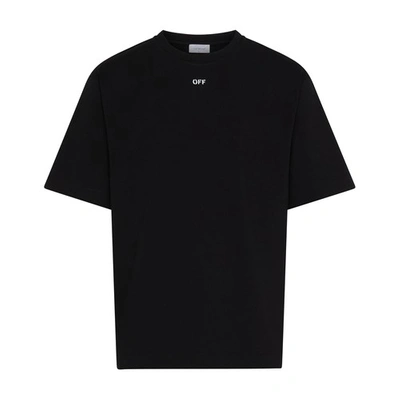 Shop Off-white Off Stamp Skate S/s T-shirt In Black_white