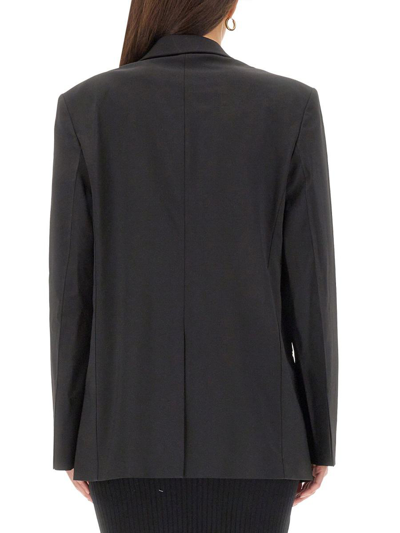 Shop Helmut Lang Single-breasted Blazer In Black