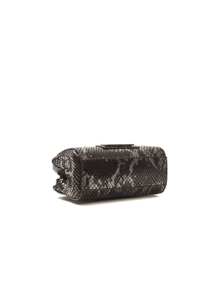 Shop Pompei Donatella Leather Mini Women's Handbag In Grey