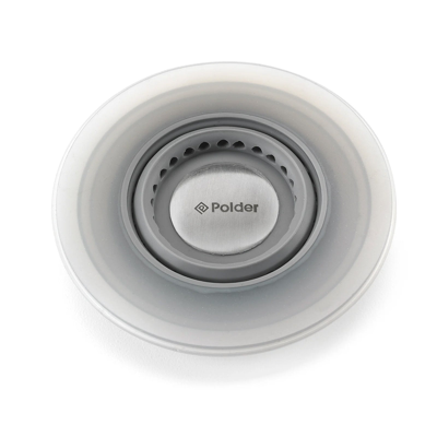 Polder Pop-up Sink Strainer And Stopper In Grey