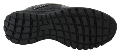 Plein Sport Black Polyester Runner Jasmines Sneakers In Black