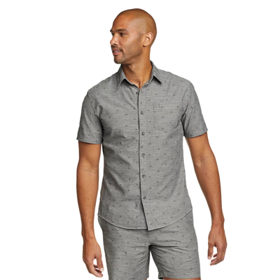 Shop Eddie Bauer Men's Camano Short-sleeve Shirt - Print In Multi