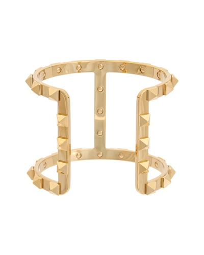 Shop Valentino Rockstud Bracelet In Gold