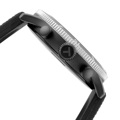 Shop Teslar Men's Re-balance T-10 44mm Quartz Watch In Black