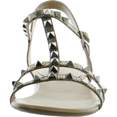 Shop Vaneli Brunel Womens Adjustable Studded Gladiator Sandals In Multi