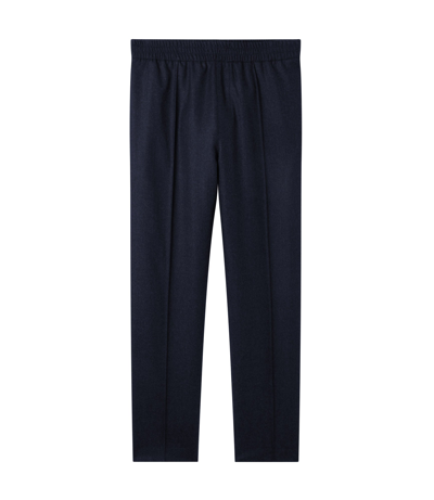 Shop Apc Pieter Pants In Blue