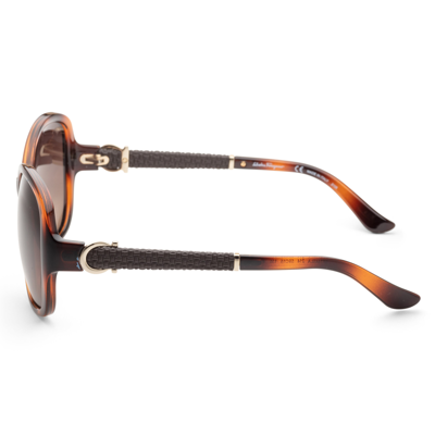 Ferragamo Salvatore  59mm Square Sunglasses In Brown