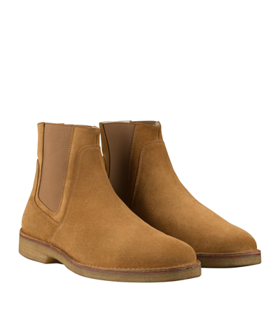 Shop Apc Théodore Ankle Boots In Brown